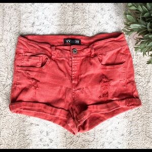 Forever 21 Jean Shorts | Coral | Size US 29